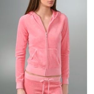SALE SALE Juicy couture terry hoodie. Pink. Medium